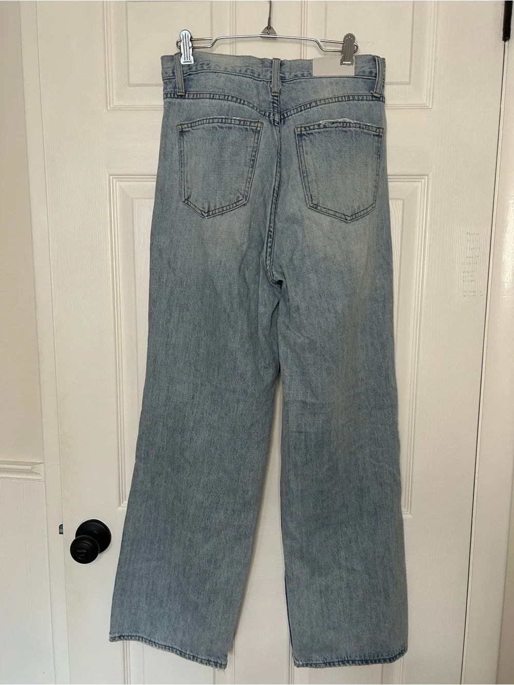 Pistola Bobbie Wide Leg Crossover Jeans - Picture 12 of 16